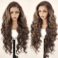 32 Inch Body Wave 13x6 Lace Front Wig Transparent Swiss Lace Pre Plucked with Baby Hair Heat Resistant Glueless Wear and Go Wig for Effortless Daily Style sohochic