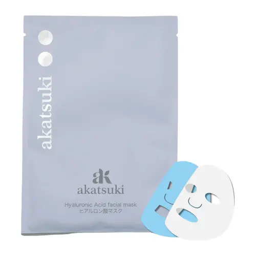 1PC Akatsuki Collagen & Hyaluronic Acid Hydrating Facial Mask -  Firming & Soothing Formula for Daily Use