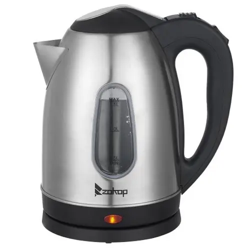 1.5L BPA-Free Stainless Steel Electric Kettle - US Standard Kitchen Countertop Appliance with LED Color Changing Boil Status, 360° Easy Docking, Auto Shut Off, Boil Dry Safe Protection, Portable for Coffee, Tea