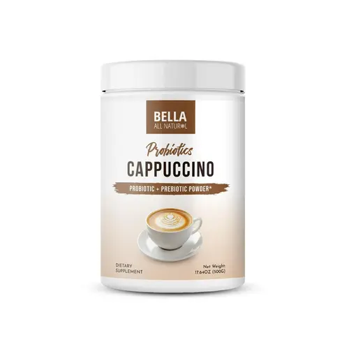 Bella All Natural Creamy Cappuccino - 500g -  Probiotic & Prebiotic Powder for Daily Use