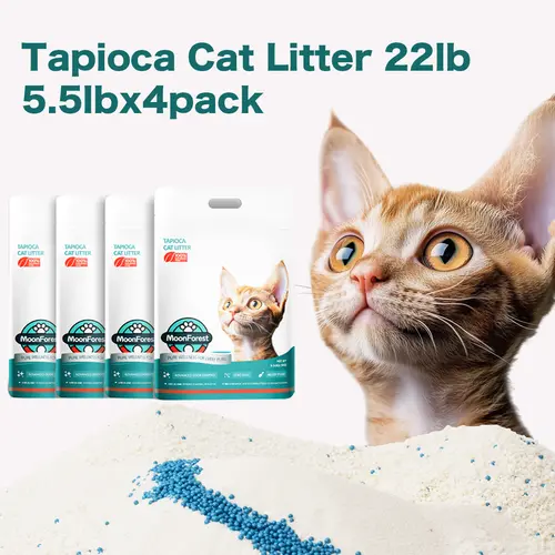 Moonforest Tapioca Cat Litter, Fast Clumping Kitty Litter with Low Dust Formula & Odor Control for Multi-Cat Homes #DealsForYouDays #TikTokShopDealsforYouDays #SummerWins