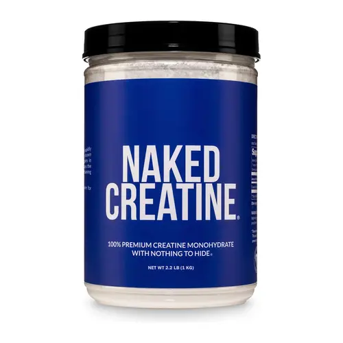 Naked Creatine - 100% Premium Creatine Monohydrate Powder - 1kg - Only 1 Ingredient - Shown to promote strength, muscle mass, and improve exercise performance - 5g creatine per scoop