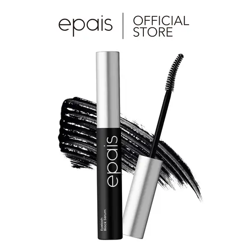 [EPAIS Official Shop] Eyelash Black Mascara Serum , Jumbo Size 15ml/0.5fl.oz - 2-in-1 Lash Growth Enhancer and Tinting Treatment, 7 Peptides and Biotin Formula for Longer Thicker Lashes, Charcoal-Based Black Food Complex, Korean Lash Care