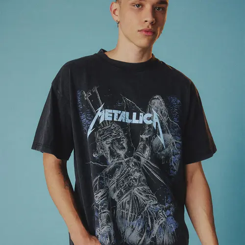 METALLICA Justice Mens Boxy Tee