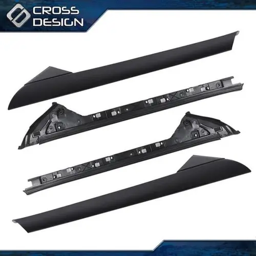 CROSSDESIGN 4pcs BB5Z7803137AA Windshield A-Pillar Trim Molding Replacement Kit, Left & Right Fit for 2011-2019 Ford Explorer, Auto Parts Accessories, Car Interior Component