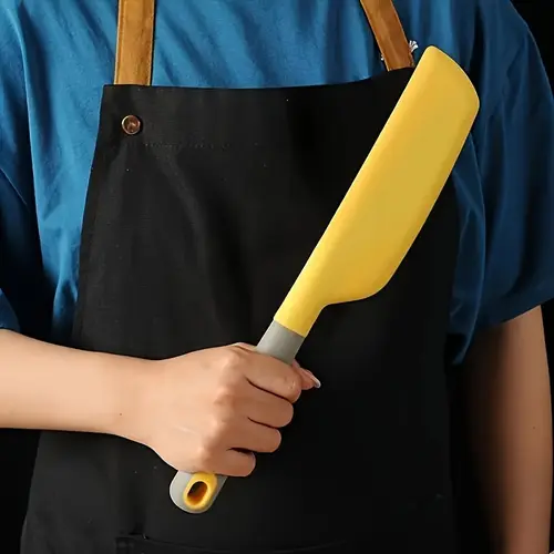 Extra-Large Silicone Spatula, Heat-Resistant Non-Stick Soft Tool for Cooking, Baking, Mixing and Scraping, Ergonomic Multipurpose Baking Essential, Baking Tools, Baking Accessories, Baking Utensils Supplies, Nonstick Baking Tool