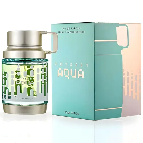 ARMAF Odyssey Aqua Edition for Men Eau de Parfum Spray 2.0 Oz Perfume Cologne Fragrance Fresh Fruity, Aromatic Woody Fragrance, Citrus Woods Fragrance