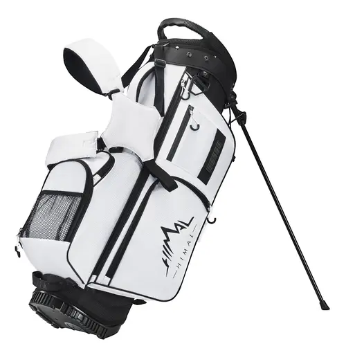 UNIHIMAL Unisex Golf Stand Bag - Essential Golf Accessory, Polyester Fabric, 7-Way Top Dividers, Lightweight Durable, Functional Multiple Pockets, Ergonomic Double Shoulder Straps, Umbrella Holder, Non-Slip Stand, Portable Handle, Rain Hood, Durable Fabri