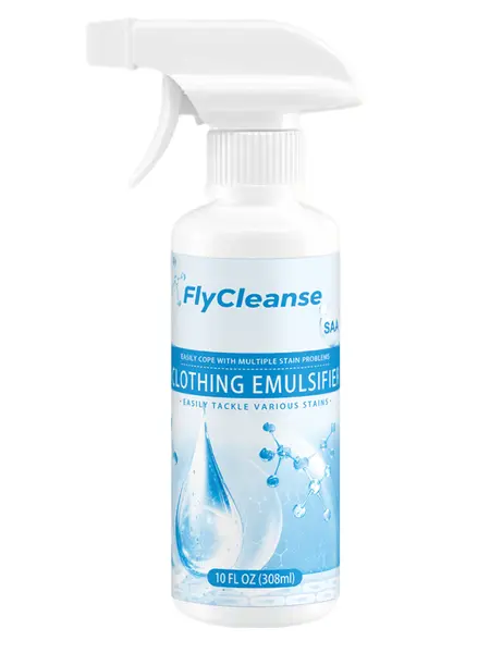 FlyCleanse Stain and Food Residue Cleaning Spray—Effectively removes food residue, grease stains, and coffee stains from clothing, underwear, and fabrics,Summer Wins