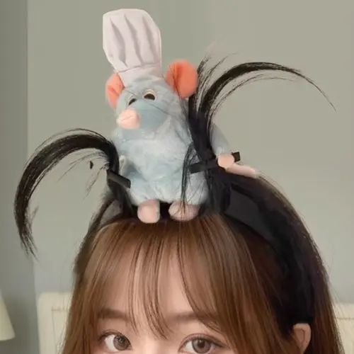 Women's Cute Cartoon Mouse Rabbit Plush Hairband, Fun Halloween Makeup Prop, Adorable Party and Holiday Costume Headwear, Fashion Hair Accessories, mothers day gift ,mothers day gift ideas, Headbands