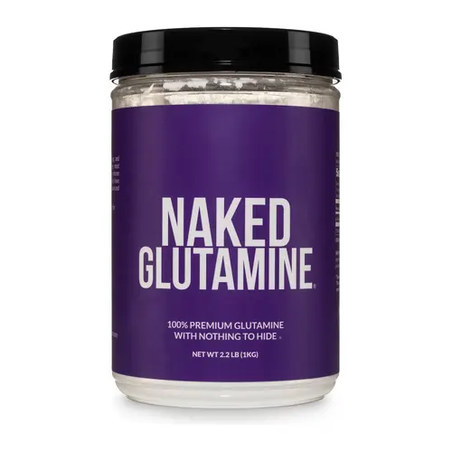 Naked Glutamine - 1KG - 100% Premium L-Glutamine Supplement for Muscle Health & Endurance - Naturally Fermented from Plant Sources