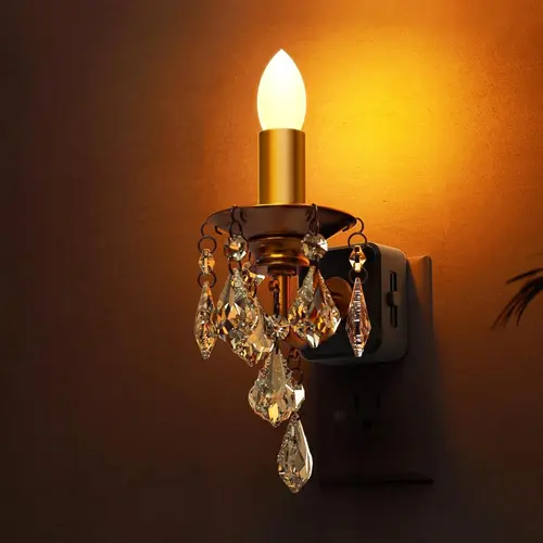 [Ideal Gift] DORESSHOP Candle Style Night Light with Light Sensor, Flameless Decoration Light with Function for Dinng Room,Living Room, Bedroom,dorm essentials,home decor,home essentials,camping essentials SohoChic