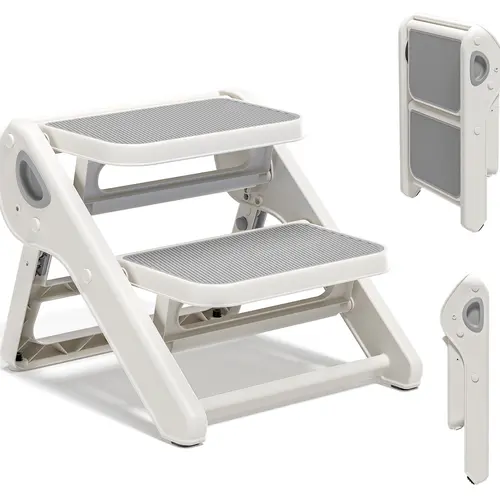 #sohochic MOREFEEL Foldable Toddler Step Stool for Bathroom Sink 2-Step Kids Stool for Potty Training Kitchen Counter & Bedroom Sturdy Non-Slip Child Safety Stool Helper from China, Folding Step Stools, Counter Helper