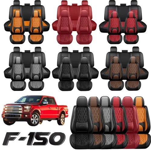 Seat Covers Custom Fit For Ford F-150 2009-2025,Fit For F-250/F-350/F-