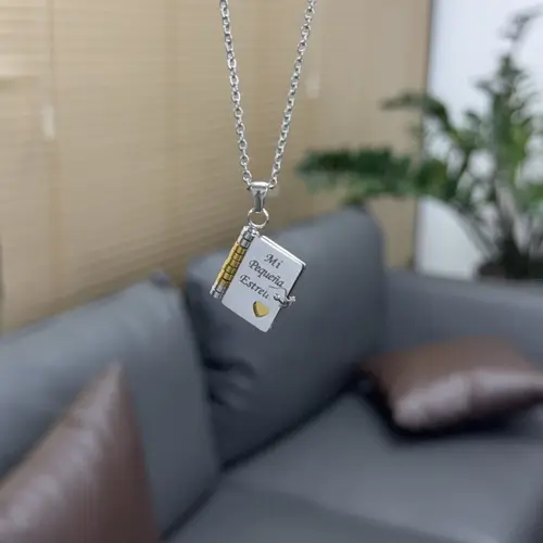 My Little Star Book Necklace for Daughter – Meaningful Jewelry Gift for Birthday, Graduation, or Special Occasions