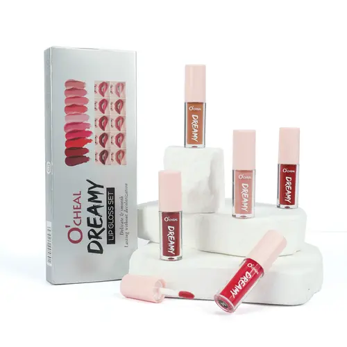 O'CHEAL Women's 10-Pcs Alcohol-Free Hydrating Lip Gloss Sticks, Plumping Lip Oil for Adults, Normal Skin, Glowing Makeup