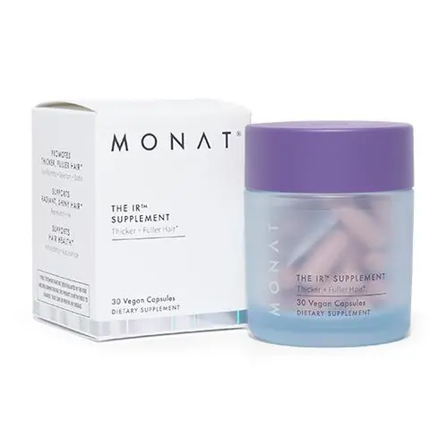 MONAT The IR Hair Supplement – Daily Hair Growth Support with Biotin, Saw Palmetto & Niacinamide (30 Capsules)