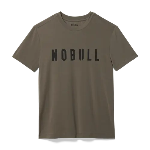 NOBULL Men's  Tee in Dark Fallen Rock