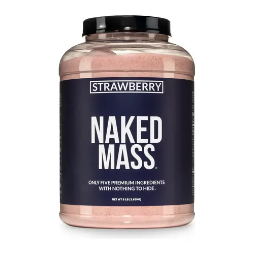 Strawberry Mass Protein Supplement | Naked Mass - 8LB