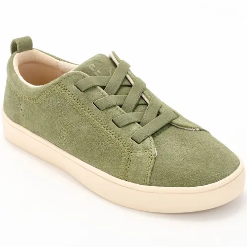 Revitalign Orthotic Water Repellant Suede Sneakers - Misty