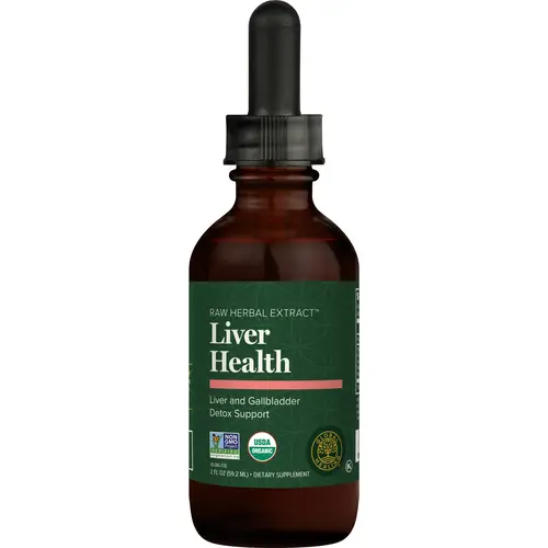 Global Healing Liver Health - Organic Milk Thistle Supplement for Detox & Gallbladder Support