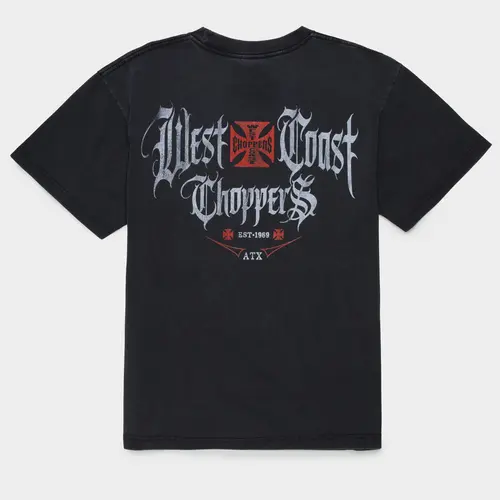 WEST COAST CHOPPERS Script Mens Tee