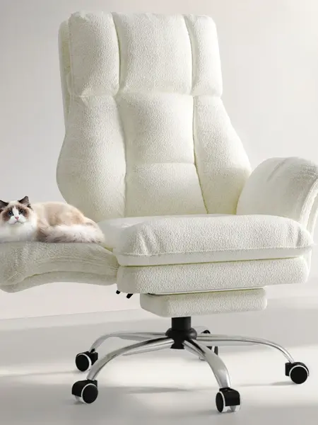 【Holiday Haul】HOMRELEXA Big and Tall Executive Ergonomic Office Chair, Furniture with Flip Armrests, Footrest, Premium Tech Fabric Wide Seat, Reclining for Pets & Cross Legged Sitting, Comfy Desk Chair, Comfy Desk Chairs