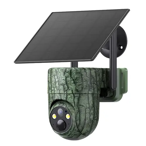 [SummerWins] 4G LTE Wireless Solar Powered Security Camera CB84S – 2K HDVideo 360°View, NoWiFi, Remote APP Controlled, Motion Activated, Night Vision, Outdoor, PIR Motion Detection, 4G LTE Unlimited Data Service need activate tiktokshopbacktoschool, Camer