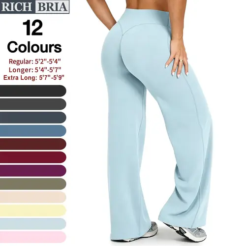 RICH BRIA Women‘s High Waisted Yoga Pants [Only Live]