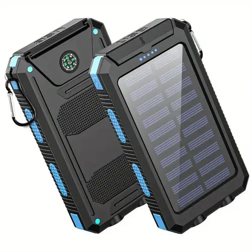 20000mAh Solar Charger Power Bank -Portable Solar Phone Battery Panel Charger, QC3.0 Dual USB Port Battery Pack Charger Portable For All Cell Phones & Electronic Devices- Long Lasting, Travel Camping, LED Flashlight, The Best Gift For Festival