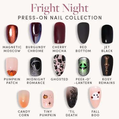 Glamnetic Fright Night Press-On Nail Collection