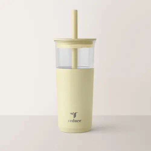Reduce Aspen 20oz Insulated Glass Tumbler for Iced Coffee Smoothies & Boba Stylish Cold Drink Cup