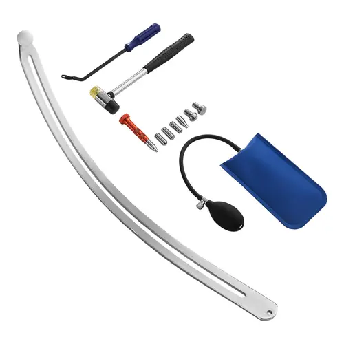 【BackToSchool】VEVOR Dent Puller Kit, Paintless Car Dent Removal Tool, Auto Fender Damage Repair Puller Lifter with Curved Rod, Crowbar, Rubber Hammer, Airbag, Detachable & Repair Pens, Replacement Heads Tools Kit, Car Dent Remover,car accessories