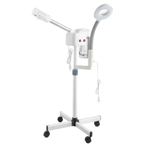 Winado 2 in 1 Facial Steamer with 3X Magnifying Lamp, Esthetician Steamer Professional Aromatherapy Humidifier Face Spa Mist Steam for Home Beauty Salon, Personal Skin Care Deep Cleaning