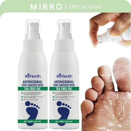 Tea Tree Oil Foot Spray - Antifungal Nail Care, Deodorizing Moisturizing Spray, Odor-Fighting Foot Treatments & Remedies