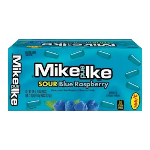 Mike & Ike Original Fruits Candy Pack of 24 Boxes -0.78 Ounce Each, Gluten Free, Sweet Snack-Bonbon