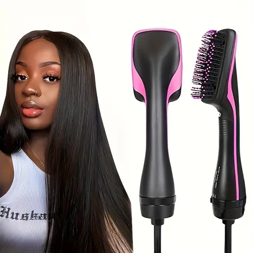 Multifunctional One-Step Hot Air Brush, Automatic Hair Straightener, Safe Use, Perfect Gift Option, Ideal for Styling & Shaping, Hair Straightener Comb, Hair Dryer Straightener
