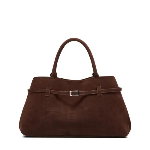 Large Capacity Suede Matte Handbag for Women, Vintage Retro Tote Bag, Fashionable Simple Commuter Shoulder Bag, Stylish Ladies' Purse, Elegant Commuter Bag, Stylish Versatile Bag, Fashionable Casual Bag