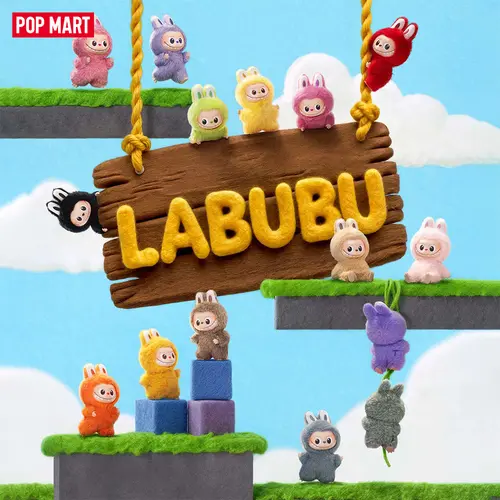 POP MART THE MONSTERS Pin for Love Series-Vinyl Plush Pendant Blind Box (N-Z), Labubu Collectible Toys-2.0