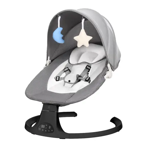 #DealsForYouDays，G TALECO GEAR Baby Swing for Infants，Portable Bouncer&Rocker with 5 Speeds Bluetooth Control，Newborn Baby Stuff