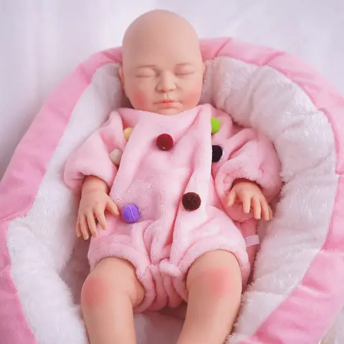FunCuddle NO.13 Reborn Baby Doll - 20.67-in Silicone Safe Realistic Look Doll, True Infant Weight, Washable, for Girls' Birthdays & Child Development