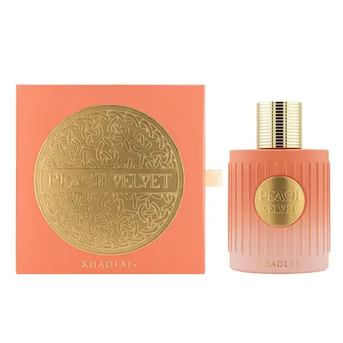 Khadlaj Peach Velvet for Women Extrait de Parfum Spray, 3.4 Ounce