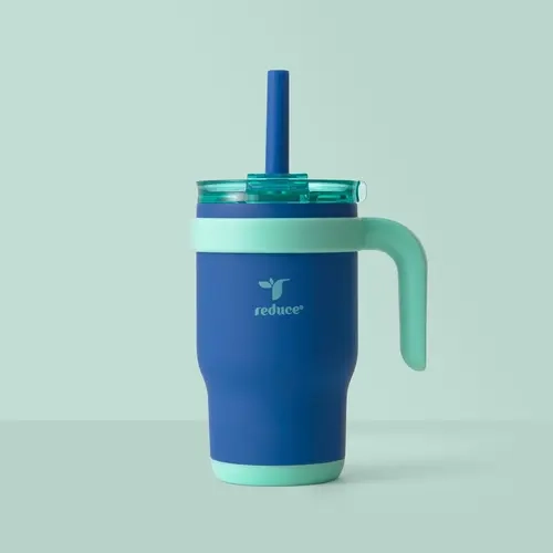 Reduce Coldee 14oz Kid-Safe Leak-Resistant Cup - Toddler-Easy Hold Drinkware Bottles for 0-3 Years, Easy-Grip Size Reusable Washable Tumbler, Juice & Milk Ready Kitchenware