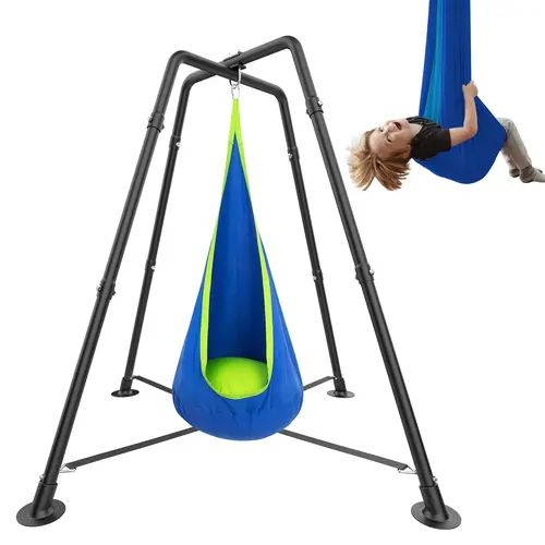 X-Shaped Metal Swing Stand Frame - Compatible with Sensory/Pod Hammock Chair, Indoor Outdoor Use for Kids & Adults, 330LBS Weight Capacity #tiktokshopbacktoschool