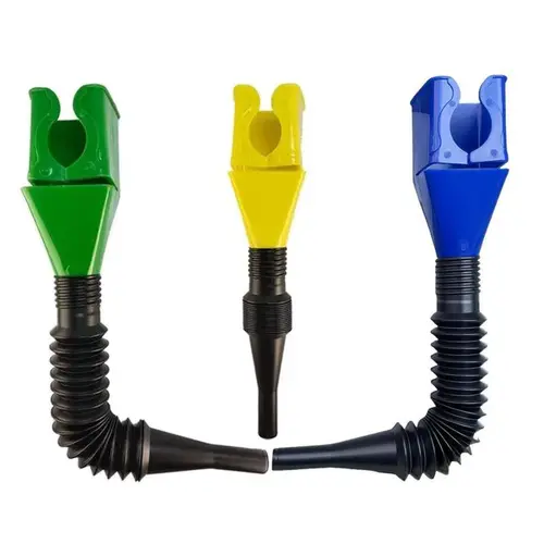 3 Counts Set Funnel for Car,Retractable Funnel with Flexible Hose and Filter,Funnel for Oil Change Transfer Tool for Oil,Coolant,Gasoline,For Cars,Motorcycles & Engines.