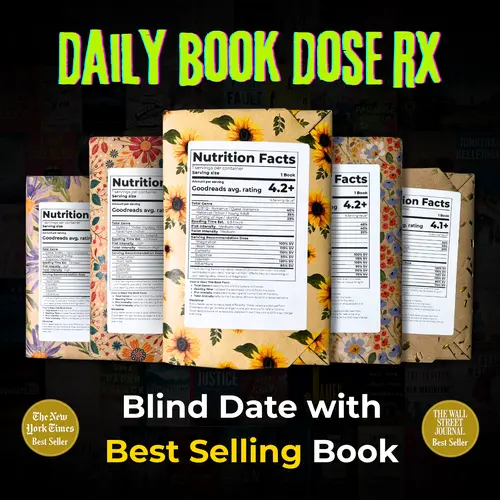 Daily Book Dose RX - Blind Date with a New York Times Best Selling Book with Mind Nutrition Facts, Surprise Gift for BookTok Lovers, Daily Mind&Curiosity Boost, Spicy & Dark Romance, LGBTQ+, Fantasy, etc.