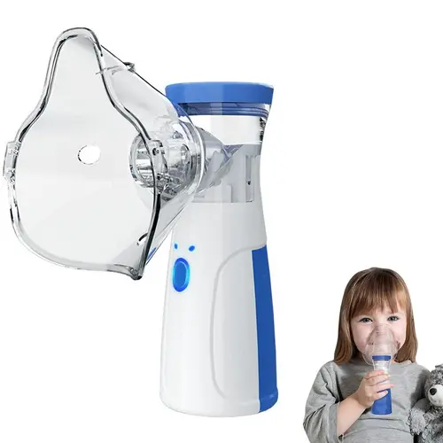 Portable Smart Humidifier with Auto-Cleaning & Dual Modes, Rechargeable Handheld Humidifier for Respiratory Care at Home/Travel, Adult & Kid-Friendly Design-YY