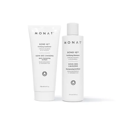 MONAT Bond IQ Fortifying Shampoo & Conditioner Duo – Strengthening Hair Repair Set for Damaged Hair (237ml + 178ml)