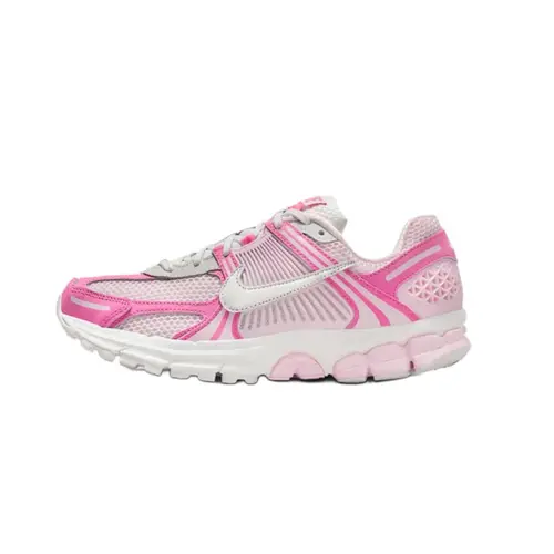 Women's Nike Zoom Vomero 5 Hyper Pink Sneakers - Mesh Upper Keeps Feet Cool, Versatile for Running and Errands, Bold Street Style, Daily Casual Comfort Fashion Footwear, Shoes