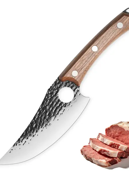 summerwins Professional Multi-Purpose Chef's Kitchen Knife - Razor-Sharp Stainless Steel Blade, Rust-Resistant, Ergonomic Design Cooking Knife for Indoor-Outdoor Use